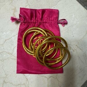 BuDhaGirl Gold All Weather Bangles